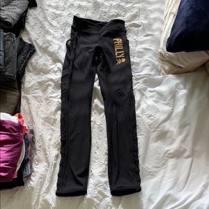 SoulCycle x Lululemon Philly leggings